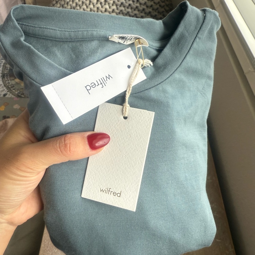 Aritzia Wilfred Bodysuit in Teal